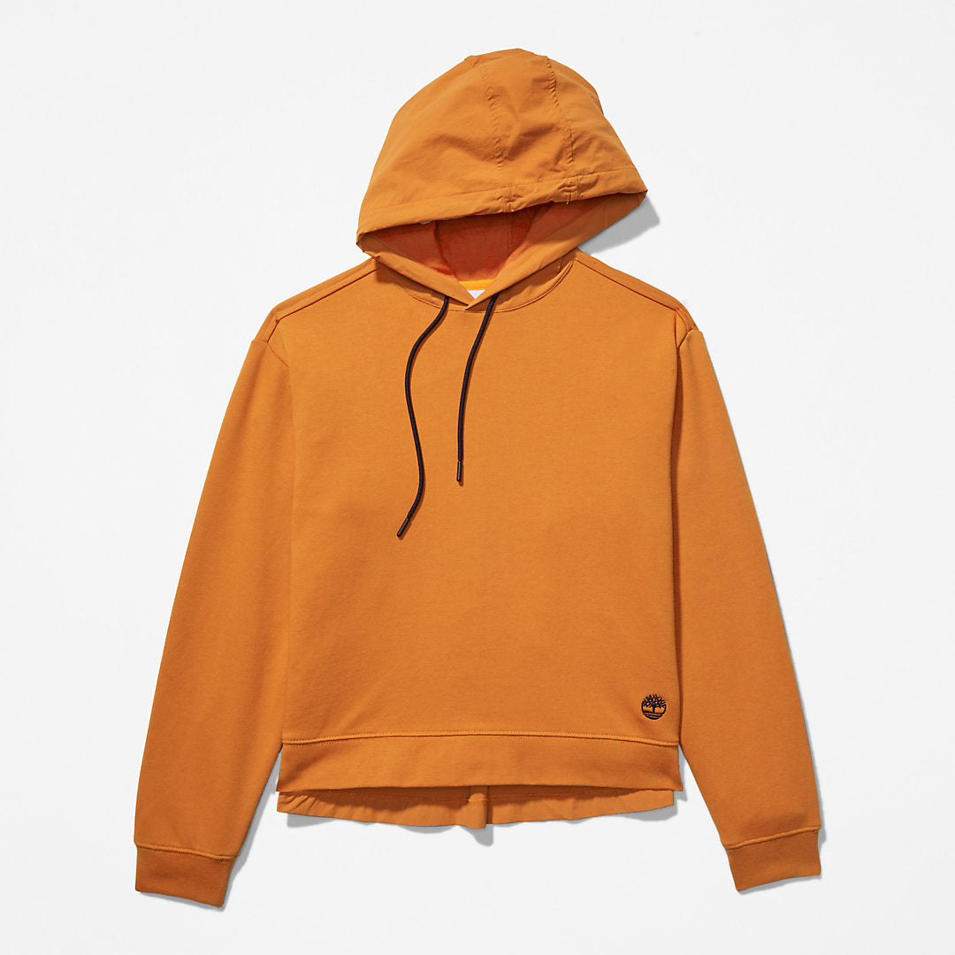 Timberland Womens Solid-colour Hoodie for Women in Dark Yellow