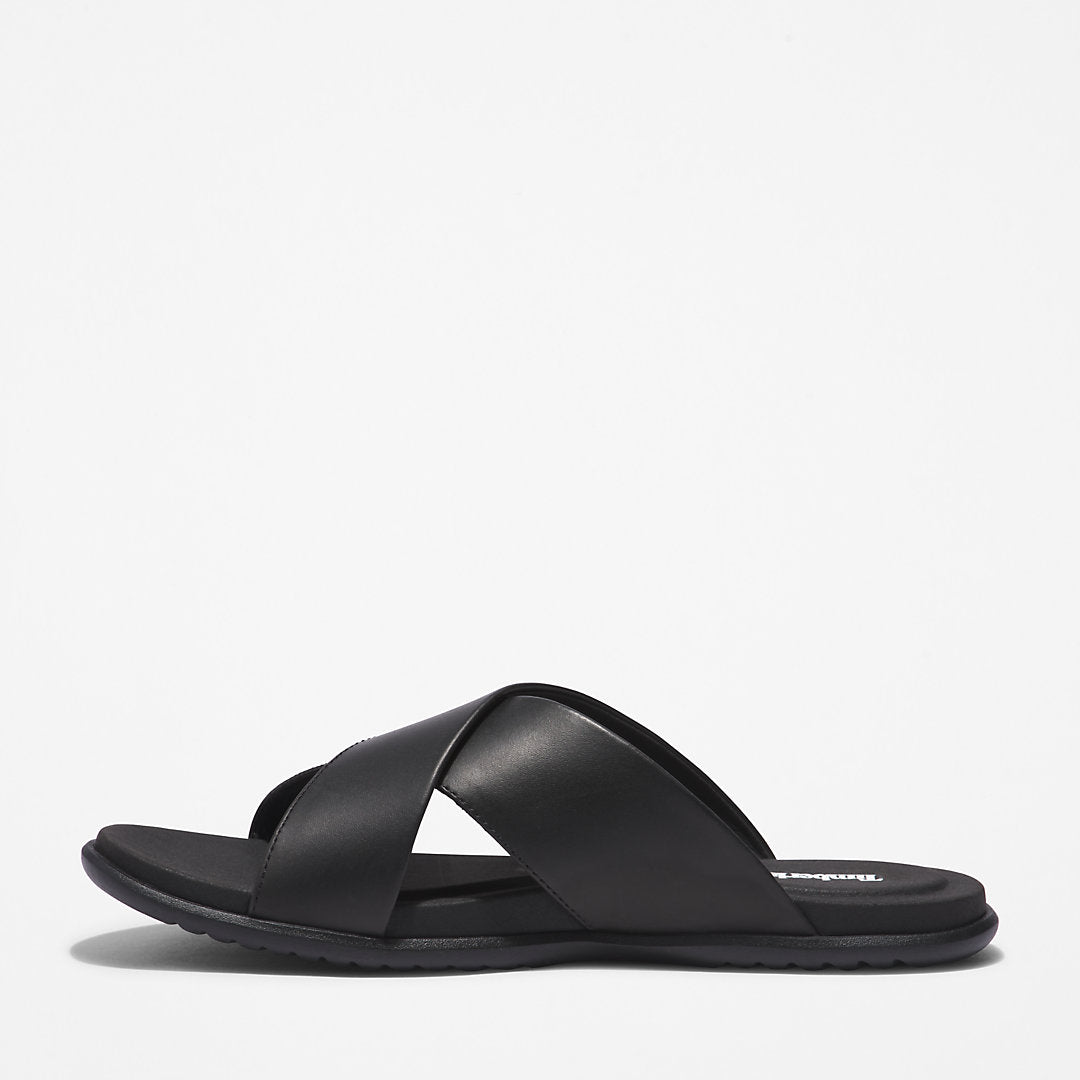 Timberland Mens Kesler Cove Cross-band Sandal for Men in Black