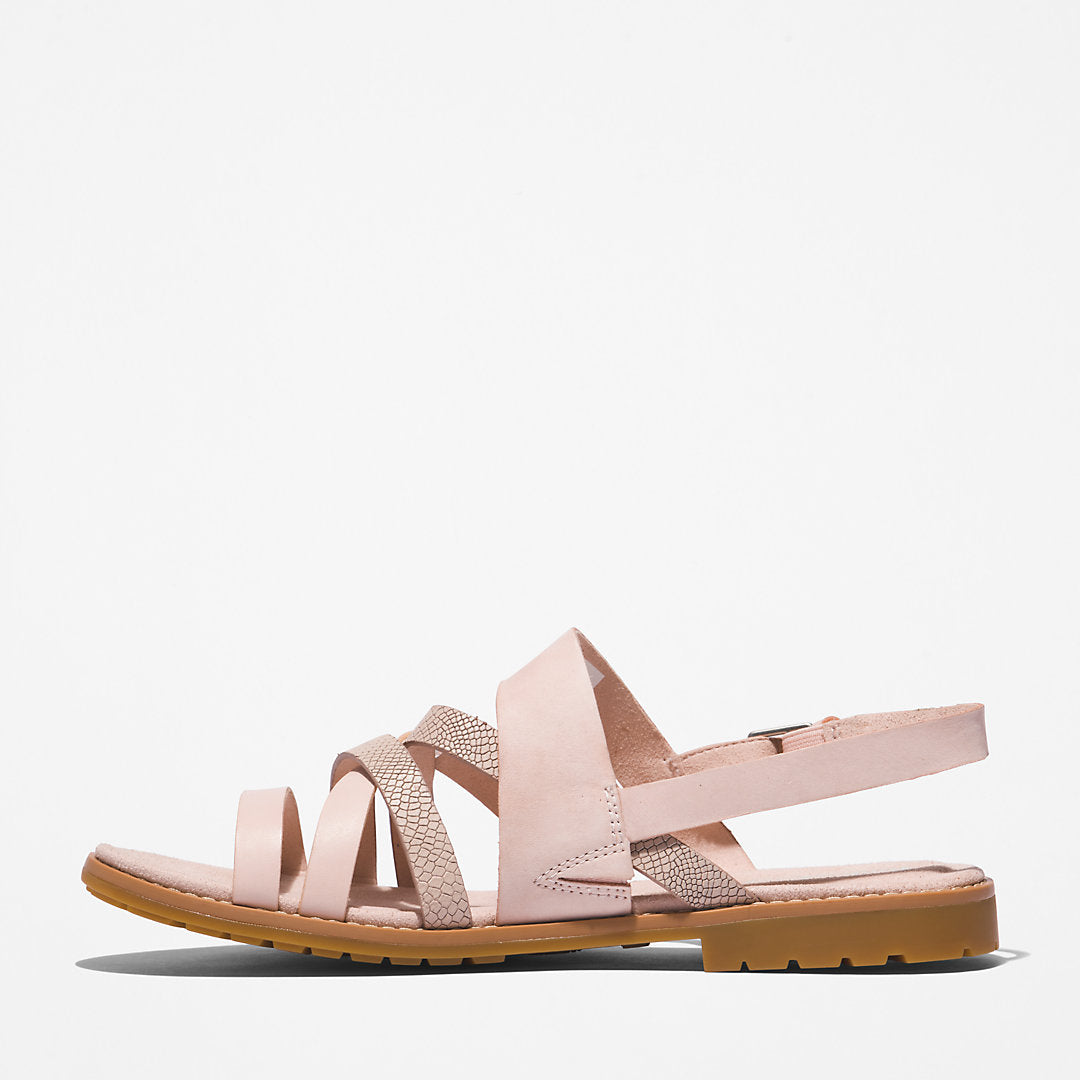 Timberland Womens Chicago Riverside Backstrap Sandal for Women in Pink