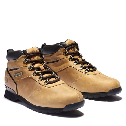 Timberland Mens Splitrock Nubuck Mid Hiker for Men in Yellow