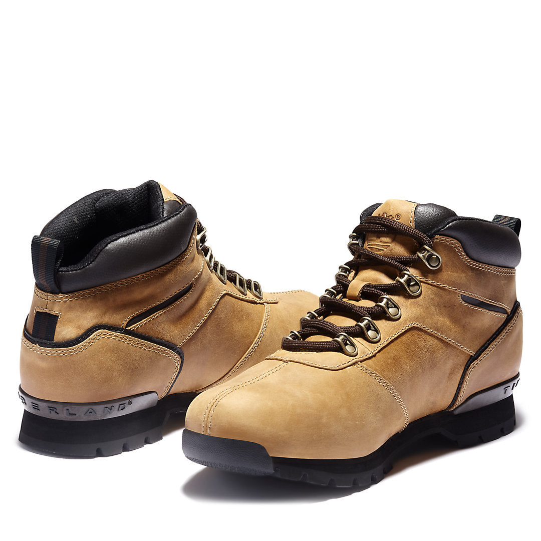 Timberland Mens Splitrock Nubuck Mid Hiker for Men in Yellow
