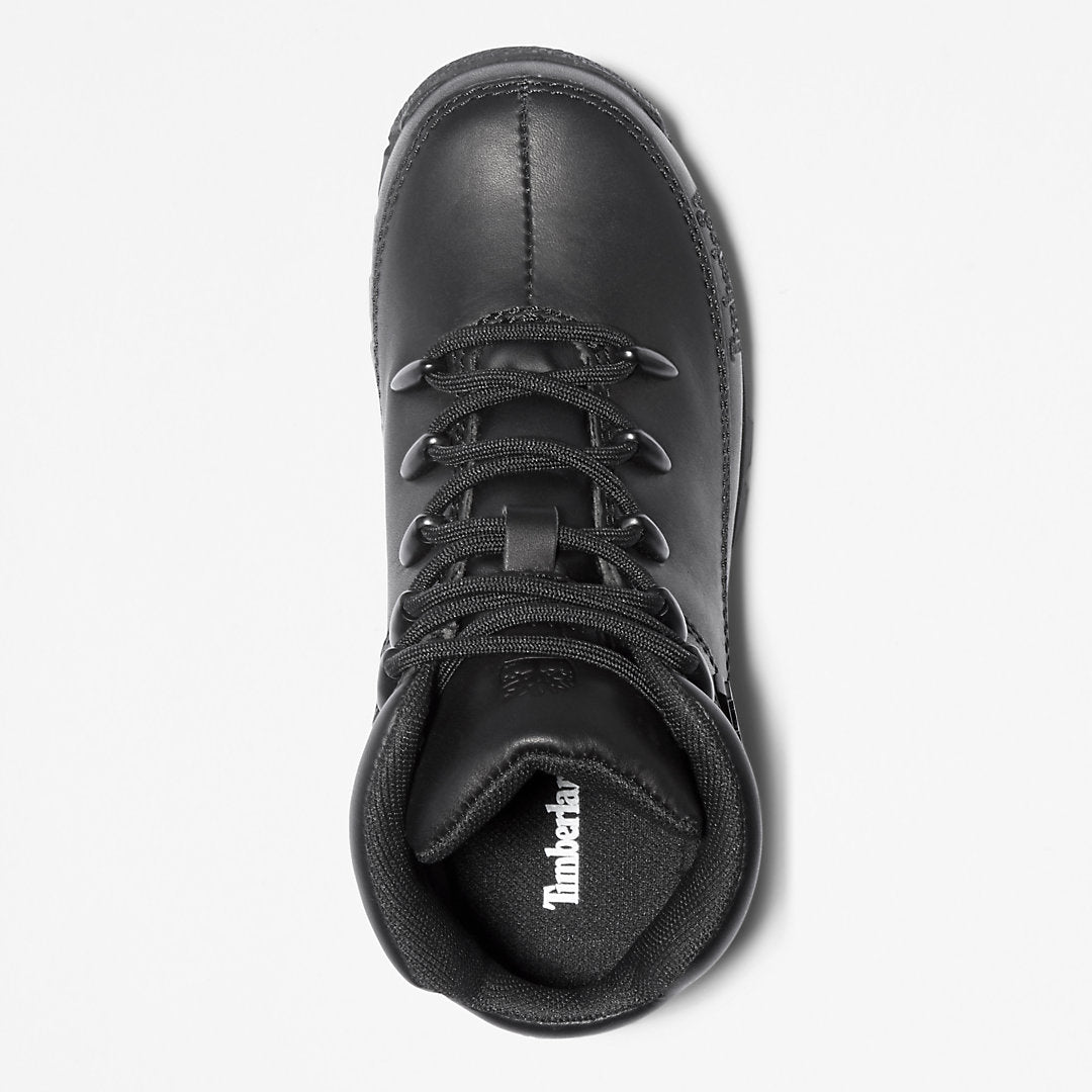 Timberland Kids Euro Sprint Full-grain Mid Hiker for Junior in Black