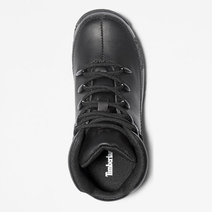 Timberland Kids Euro Sprint Full-grain Mid Hiker for Junior in Black