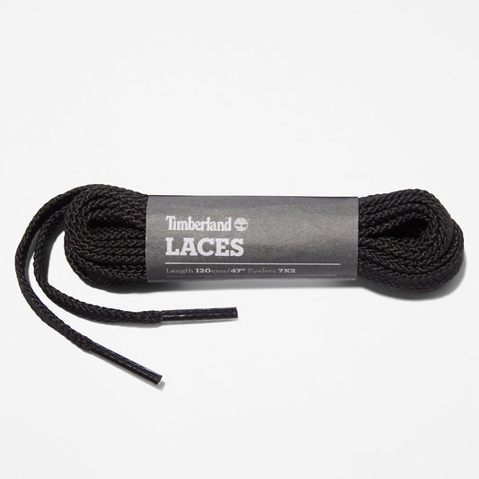 Timberland Mens 119.4cm / 47" Flat Replacement Laces in Black