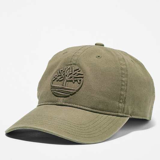 Timberland Mens Soundview Cotton Canvas Cap for Men in Dark Green