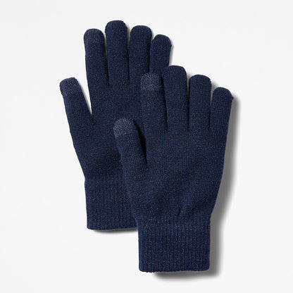 Timberland Womens Touchscreen Gloves for Women in Navy