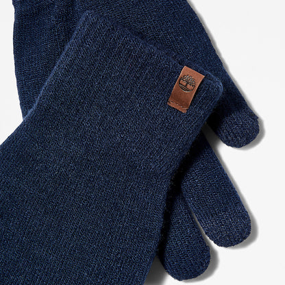 Timberland Womens Touchscreen Gloves for Women in Navy