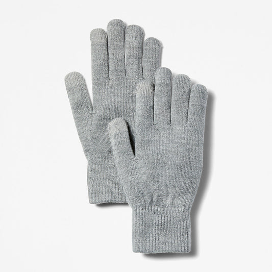 Timberland Womens Touchscreen Gloves for Women in Grey