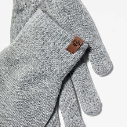 Timberland Womens Touchscreen Gloves for Women in Grey