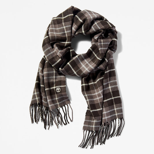 Timberland Mens Cape Neddick Scarf with Gift Box for Men in Grey