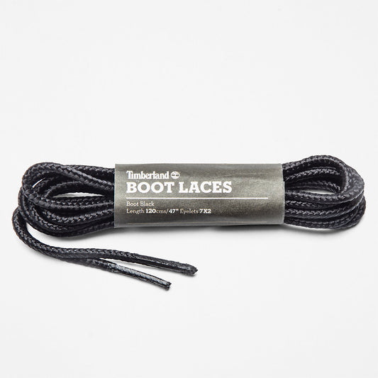 Timberland Mens 120cm/47'' Replacement Boot Laces in Black