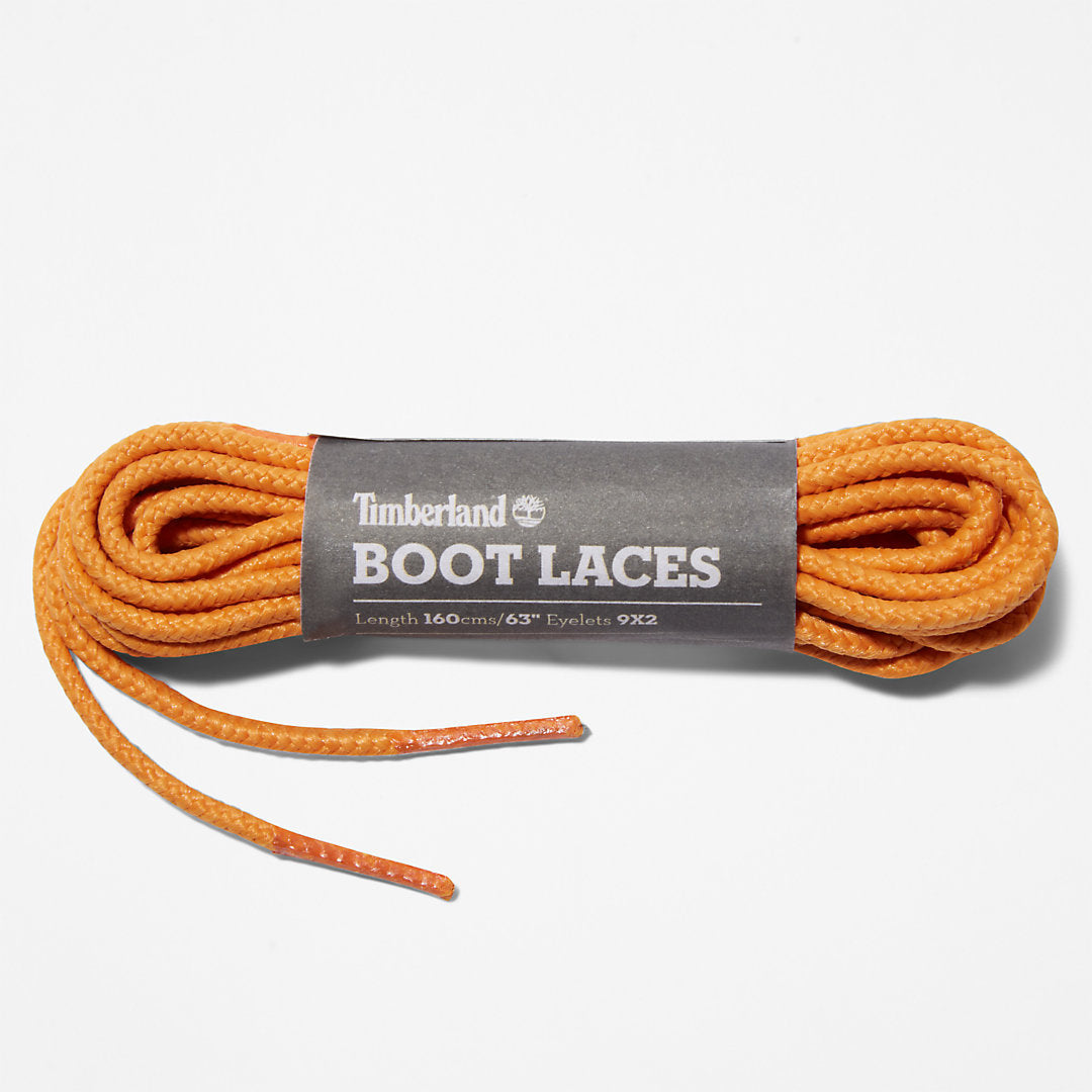 Timberland Mens 160cm/64'' Replacement Boot Laces in Orange
