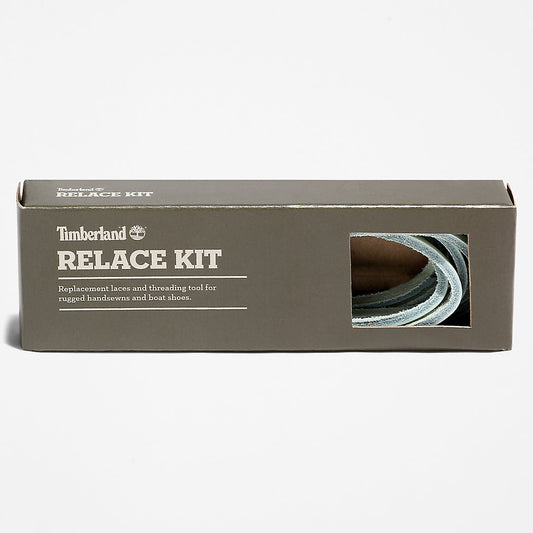 Timberland Mens 114cm/45" Boat Shoe Relace Kit in Light Grey