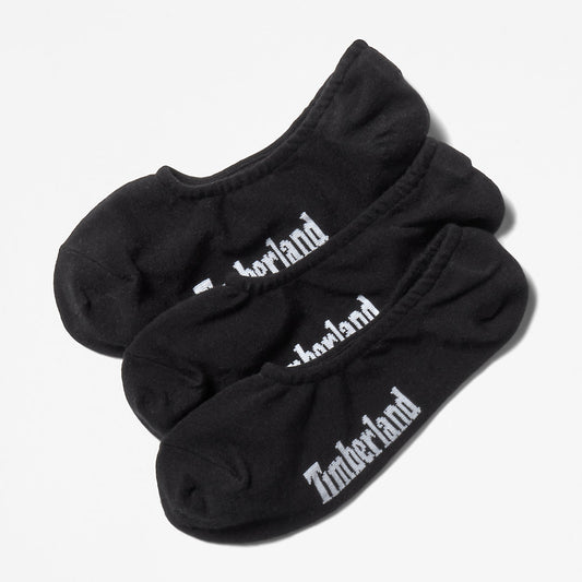Timberland Mens Three Pair Stratham Sock Liners for Men in Black