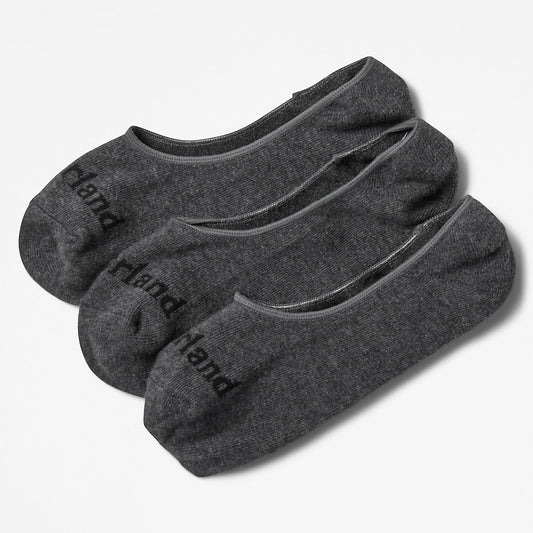 Timberland Mens Stratham 3-pack Invisible Socks for Men in Grey