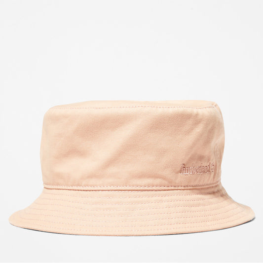 Timberland Mens Cotton Canvas Bucket Hat for Men in Pink