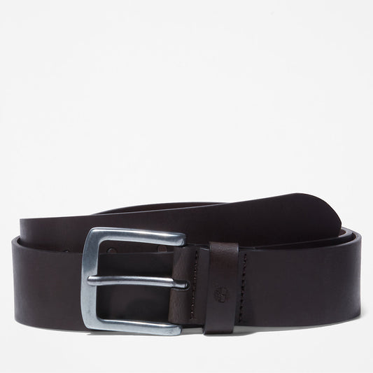 Timberland Mens Casual Leather Belt for Men in Brown