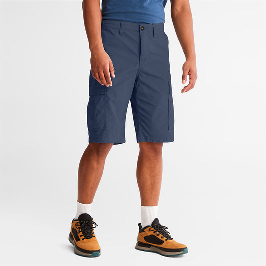 Timberland Mens Outdoor Heritage Cargo Shorts for Men in Blue