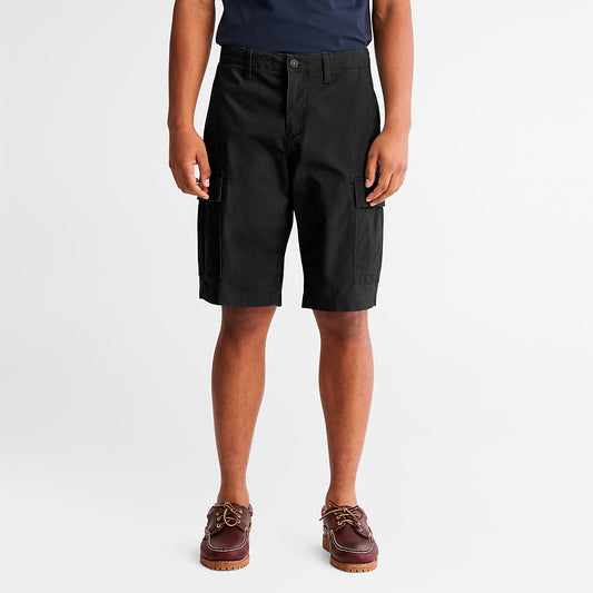 Timberland Mens Cargo Shorts for Men in Black