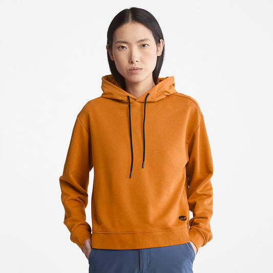 Timberland Womens Solid-colour Hoodie for Women in Dark Yellow