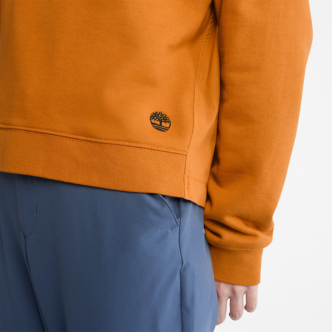 Timberland Womens Solid-colour Hoodie for Women in Dark Yellow