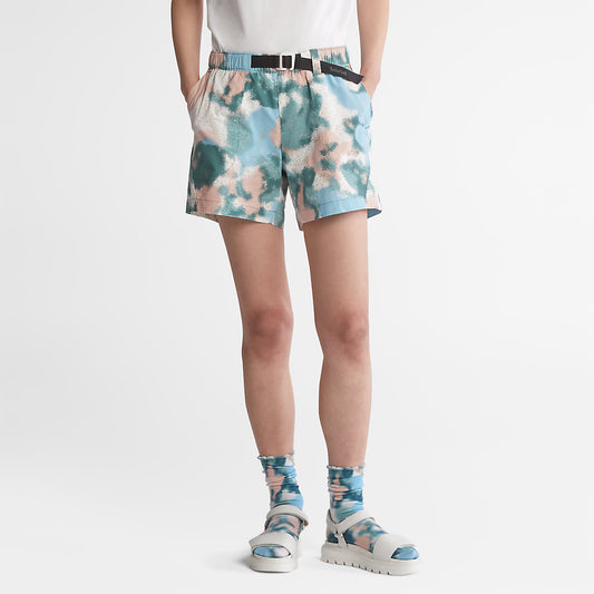 Timberland Womens Cotton Shorts for Women in Summer Print