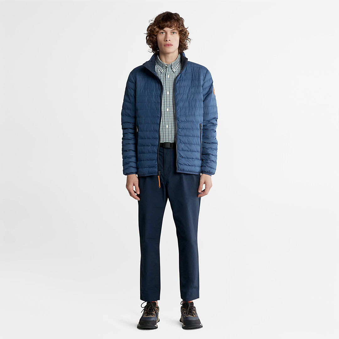 Timberland Mens Seersucker Gingham Shirt for Men in Green
