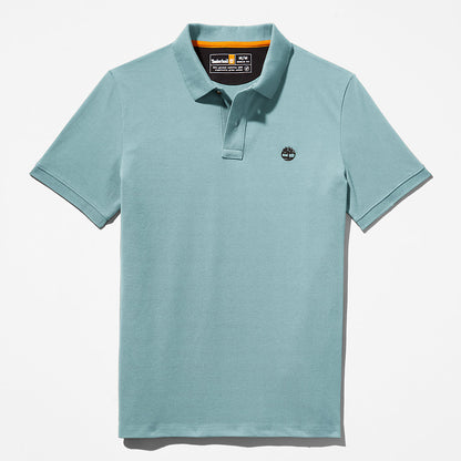 Timberland Mens Millers River Pique Polo Shirt for Men in Light Green