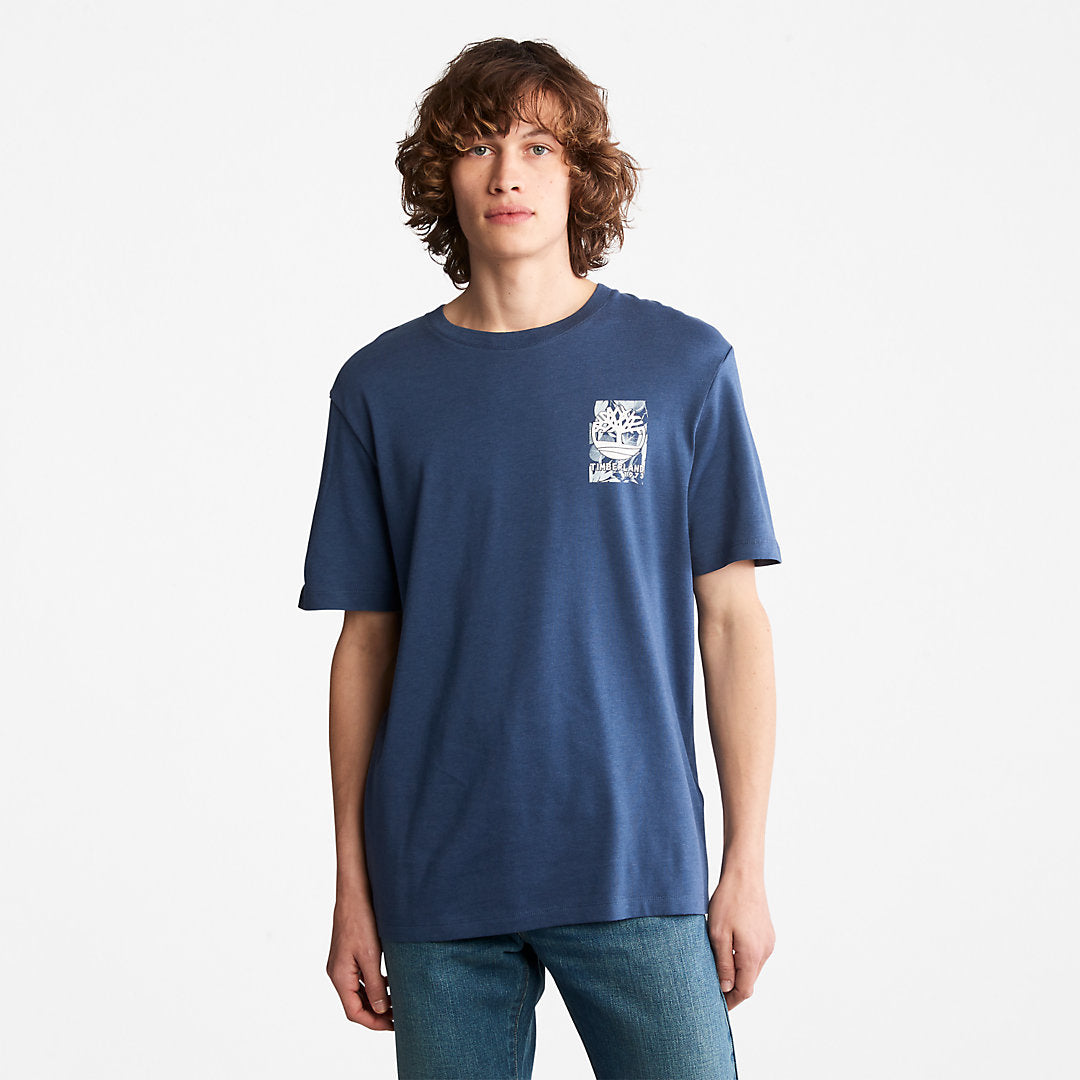 Timberland Mens Refibra™ Technology T-Shirt for Men in Blue