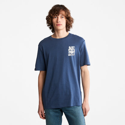 Timberland Mens Refibra™ Technology T-Shirt for Men in Blue