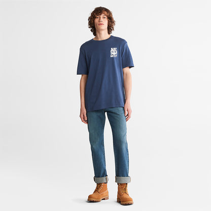 Timberland Mens Refibra™ Technology T-Shirt for Men in Blue
