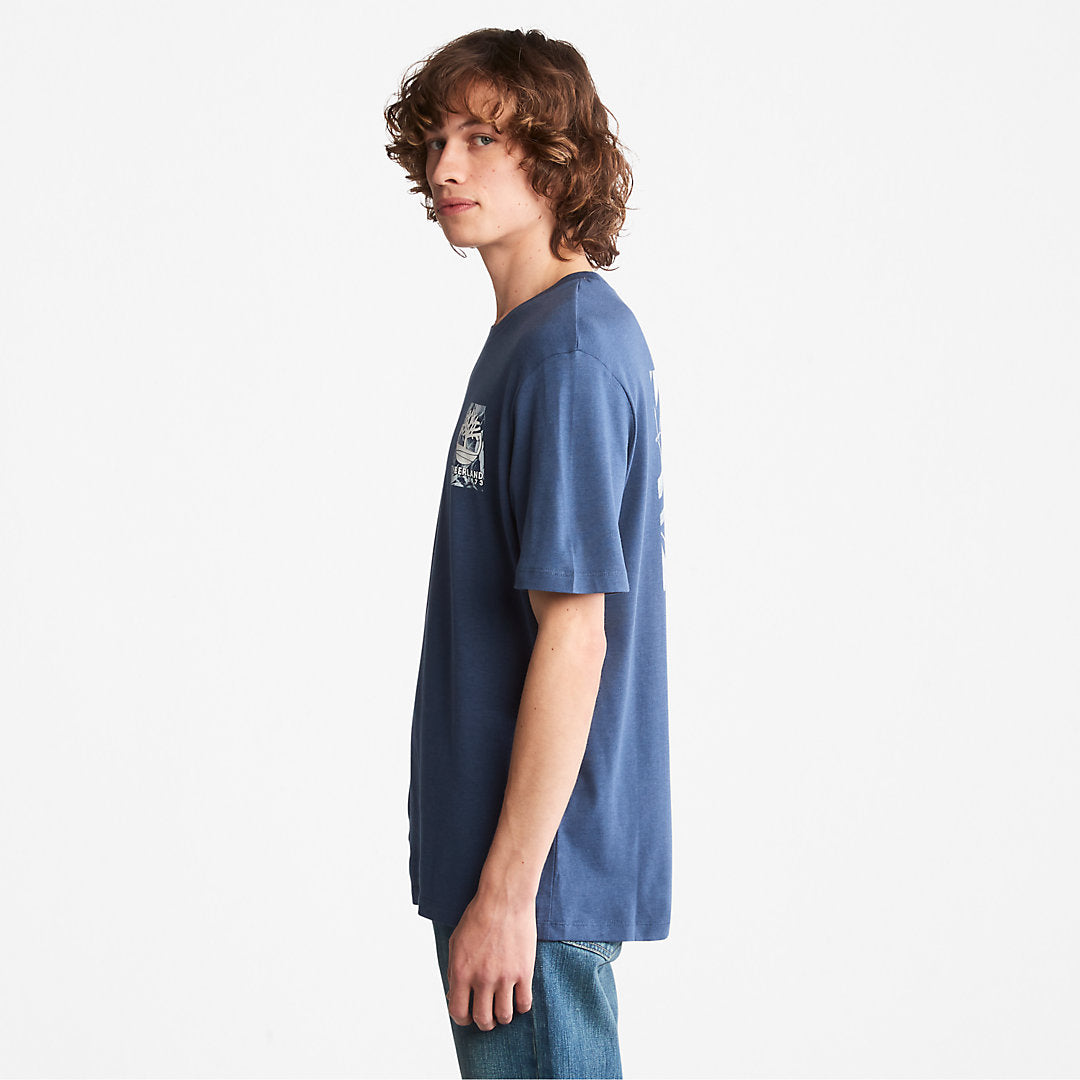 Timberland Mens Refibra™ Technology T-Shirt for Men in Blue
