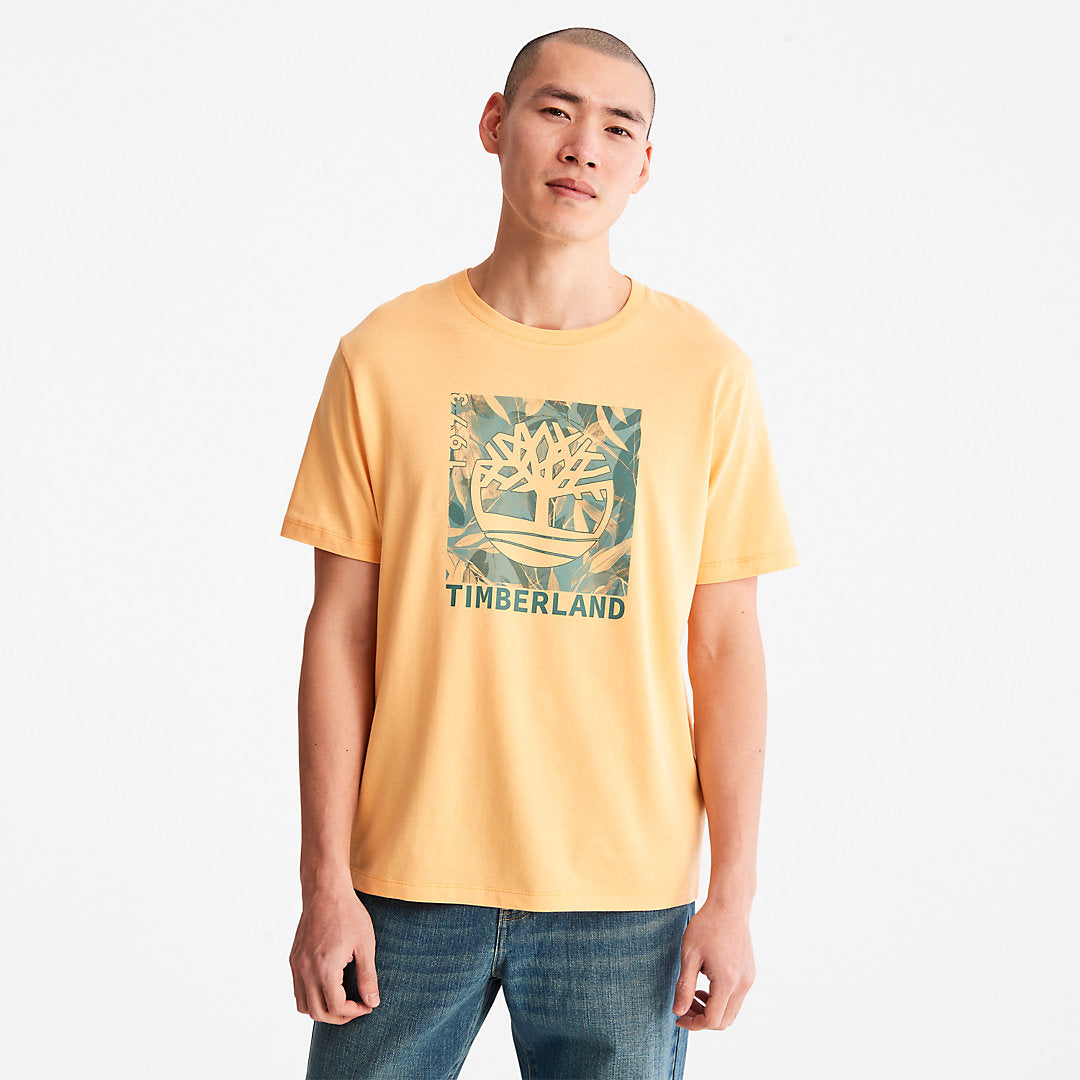 Timberland Mens Refibra™ Graphic T-Shirt for Men in Orange