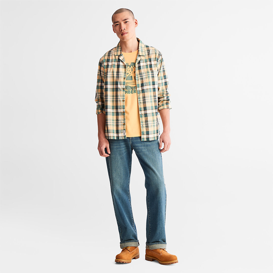 Timberland Mens Refibra™ Graphic T-Shirt for Men in Orange