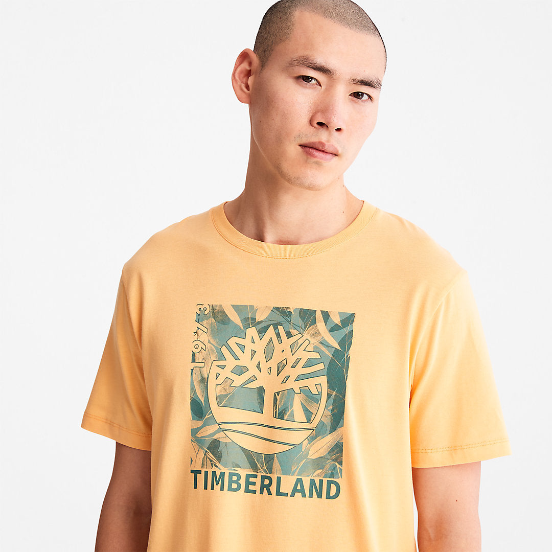 Timberland Mens Refibra™ Graphic T-Shirt for Men in Orange