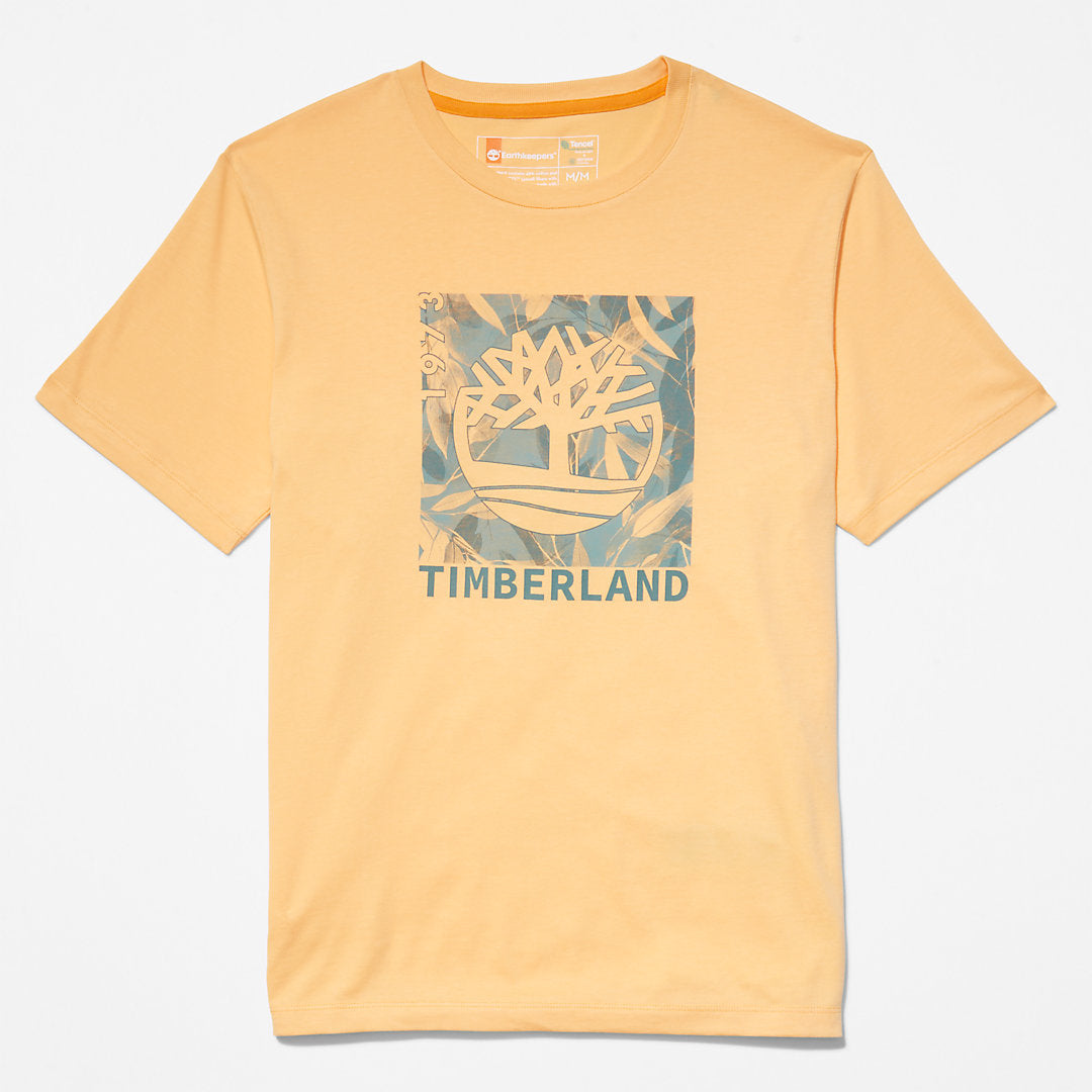Timberland Mens Refibra™ Graphic T-Shirt for Men in Orange