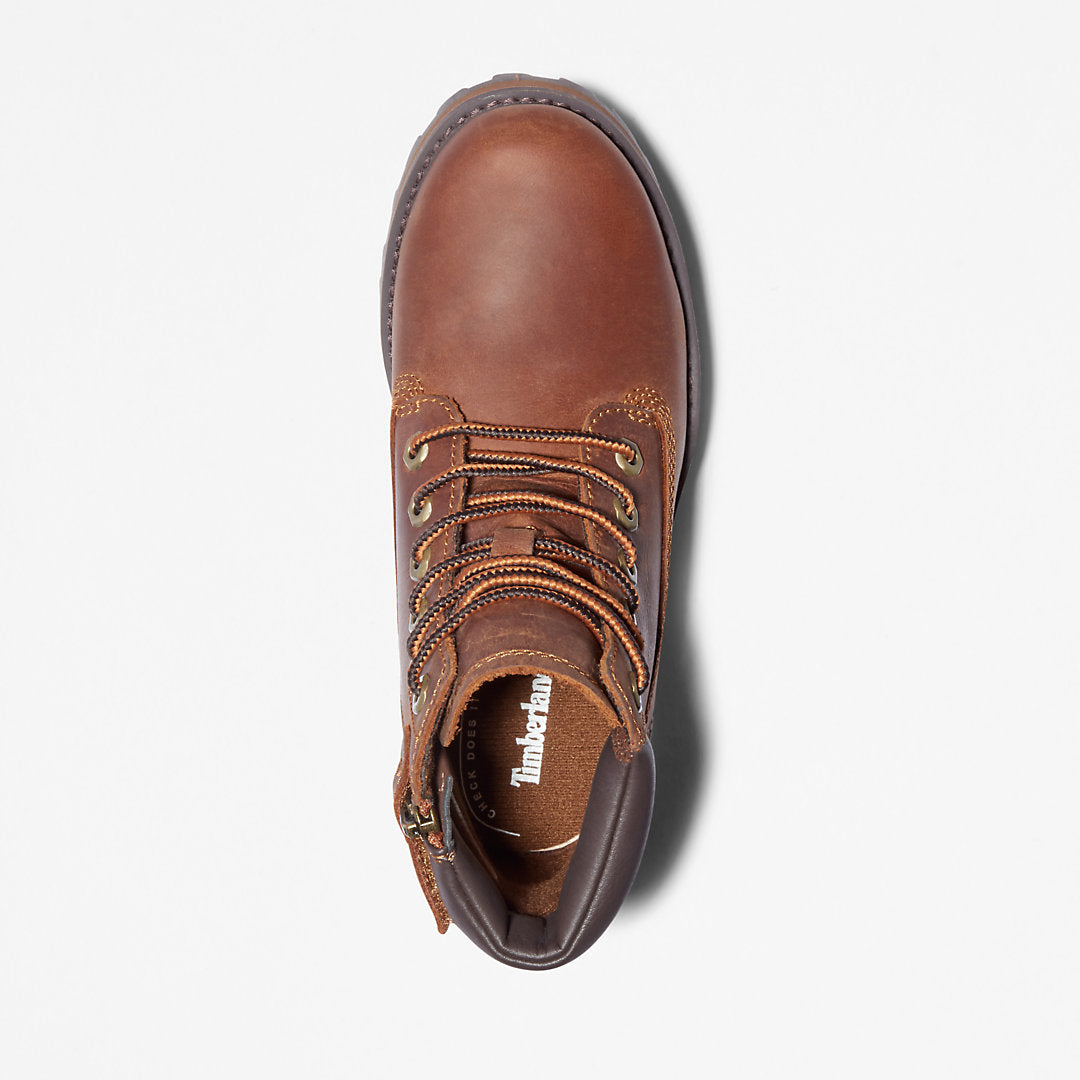 Timberland Kids Courma 6 Inch Side-Zip Boot for Youth in Brown