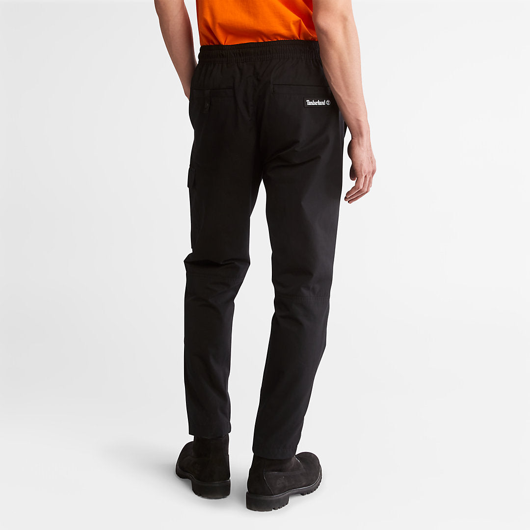 Timberland Mens Water-Repellent Cargo Trousers for Men in Black