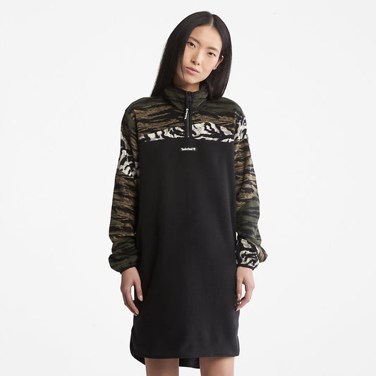 Timberland Womens Chinese New Year Fleece Dress for Women in Black