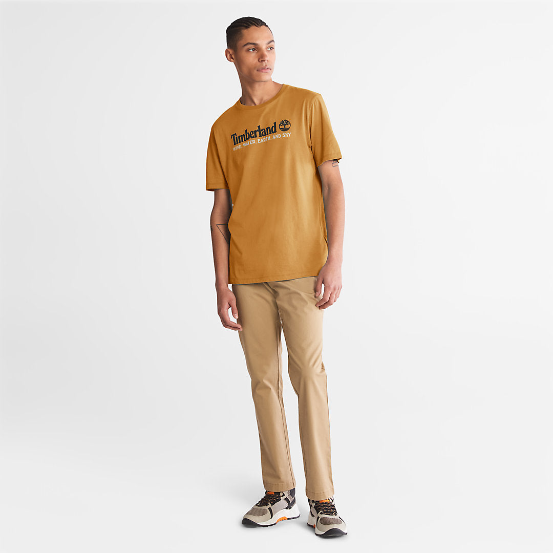 Timberland Mens Wind, Water, Earth and Sky™ T-Shirt for Men in Brown