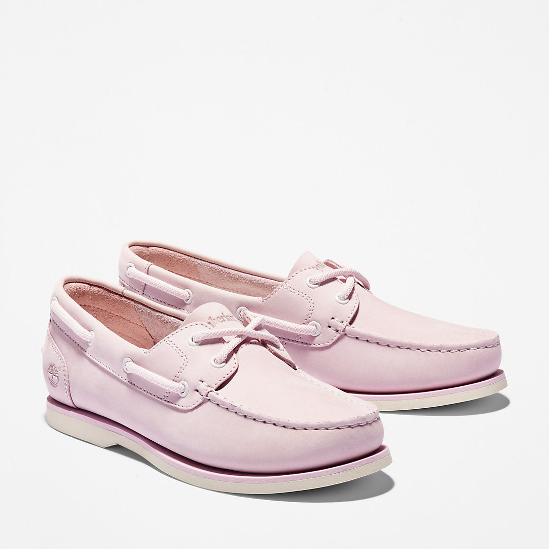 Timberland Womens Classic Boat Shoe for Women in Pink