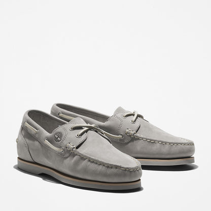 Timberland Womens Timberland® Classic 2-Eye Boat Shoe for Women in Grey
