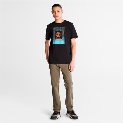 Timberland Mens Outdoor Archive T-Shirt for Men in Black