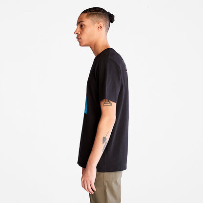 Timberland Mens Outdoor Archive T-Shirt for Men in Black