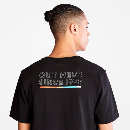 Timberland Mens Outdoor Archive T-Shirt for Men in Black