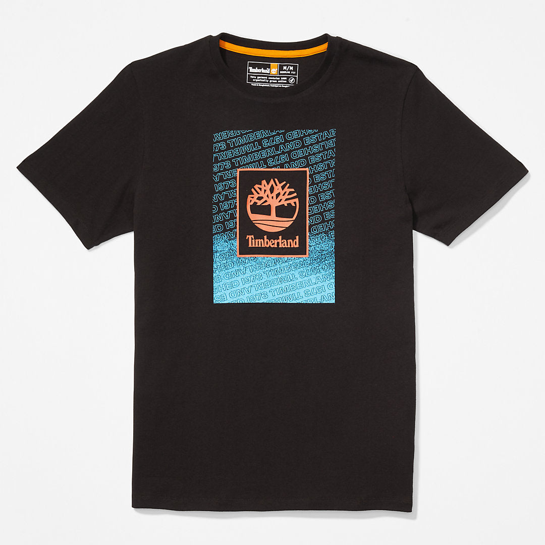 Timberland Mens Outdoor Archive T-Shirt for Men in Black