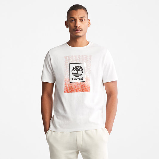 Timberland Mens Outdoor Archive T-Shirt for Men in White