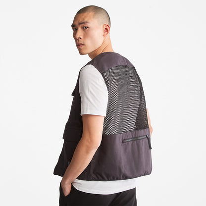 Timberland Mens Progressive Utility Multi-Pocket Gilet for Men in Black