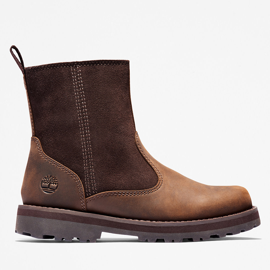 Timberland Kids Courma Kid Lined Boot for Junior in Dark Brown