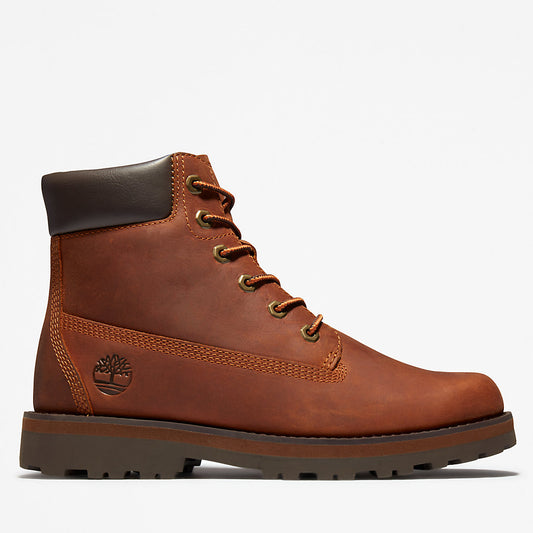 Timberland Kids Courma Kid 6 Inch Side-zip Boot for Junior in Brown